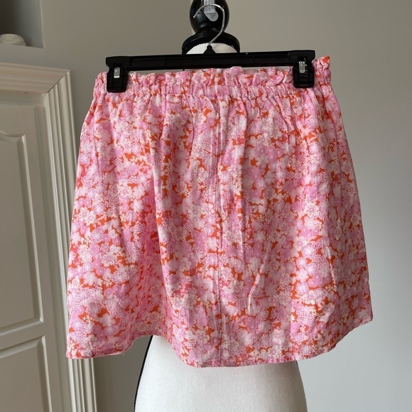 Abound NWT coral pink floral lined skirt in a size small - Picture 3 of 16